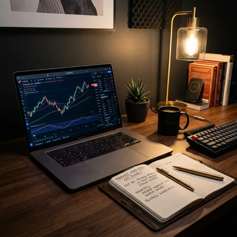 Focused individual contemplating financial education